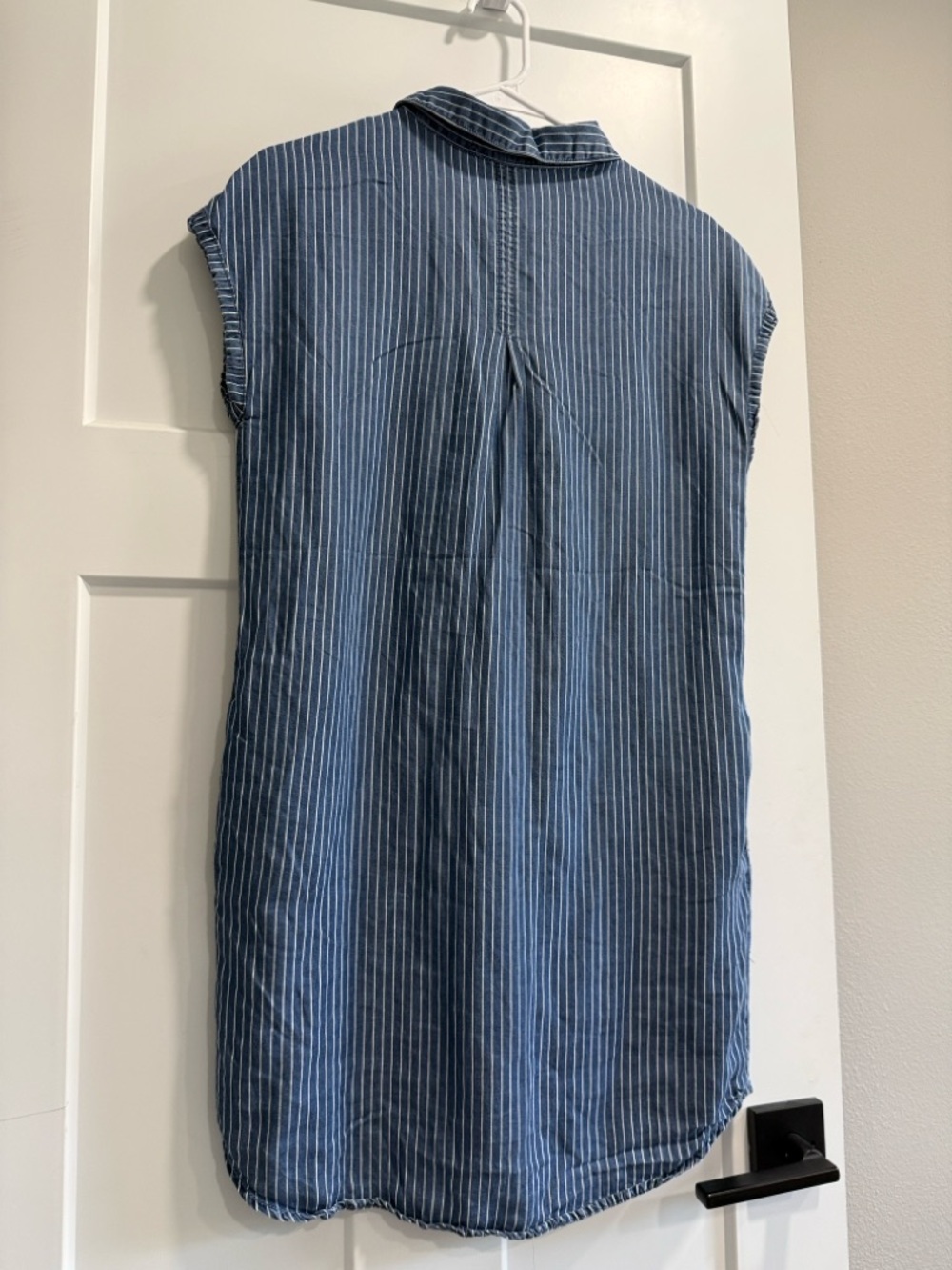 Madewell Blue Striped Shirt Dress with pockets , small - Picture 4 of 8